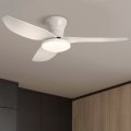 Brilagi - Ventilatore da soffitto dimmerabile a LED/30W/230V 3000-6500K bianco + telecomando