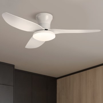 Brilagi - Ventilatore da soffitto dimmerabile a LED/30W/230V 3000-6500K bianco + telecomando