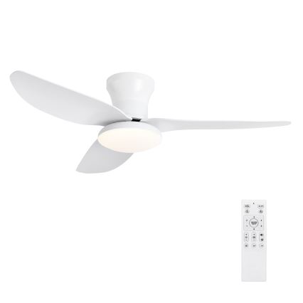 Brilagi - Ventilatore da soffitto dimmerabile a LED/30W/230V 3000-6500K bianco + telecomando