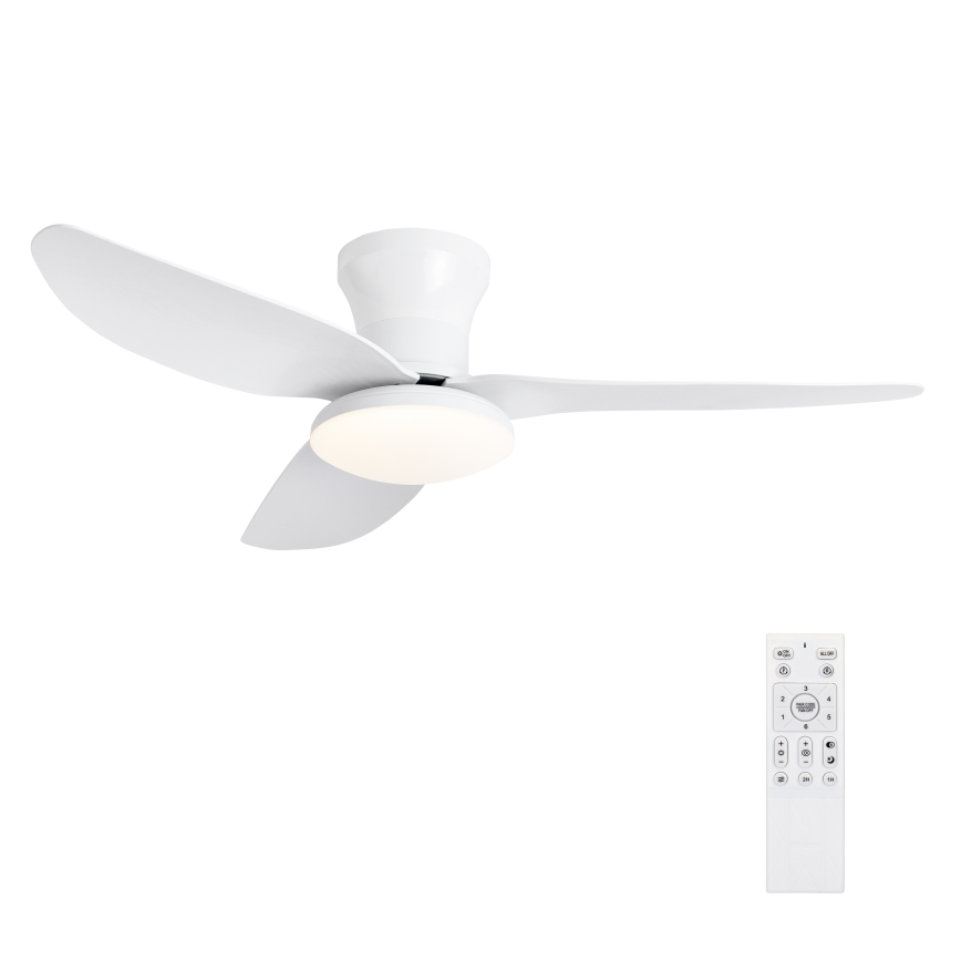 Brilagi - Ventilatore da soffitto dimmerabile a LED/30W/230V 3000-6500K bianco + telecomando