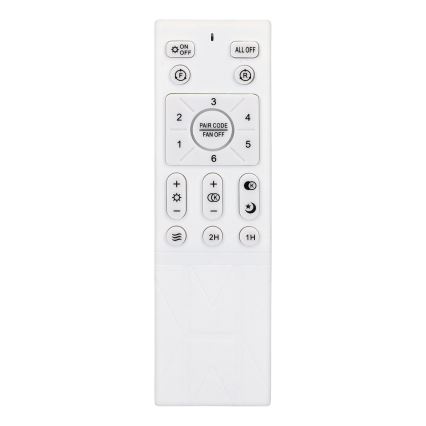 Brilagi - Ventilatore da soffitto dimmerabile a LED/30W/230V 3000-6500K bianco + telecomando