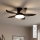 Brilagi - Ventilatore da soffitto dimmerabile a LED/32W/230V 3000-6500K Ø 95 cm nero + telecomando