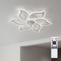 Brilagi - Ventilatore da soffitto dimmerabile a LED/34W/230V 3000-6500K Ø 83 cm bianco + telecomando