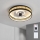 Brilagi - Ventilatore da soffitto dimmerabile a LED/34W/230V 50 cm nero/oro + telecomando