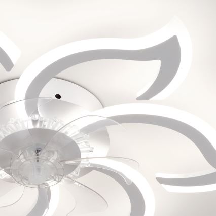 Brilagi - Ventilatore da soffitto dimmerabile LED/34W/230V ø 83 cm bianco + telecomando