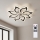 Brilagi - Ventilatore da soffitto dimmerabile con LED/44W/230V Ø 90 cm nero + telecomando