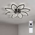 Brilagi - Ventilatore da soffitto dimmerabile LED/43W/230V 3000-6500K Ø 90 cm nero + telecomando