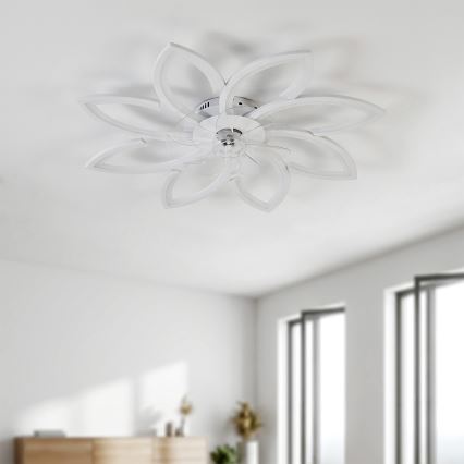 Brilagi - Ventilatore da soffitto dimmerabile a LED LED/43W/230V 3000-6500K Ø 90 cm bianco + telecomando