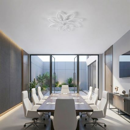 Brilagi - Ventilatore da soffitto dimmerabile a LED LED/43W/230V 3000-6500K Ø 90 cm bianco + telecomando