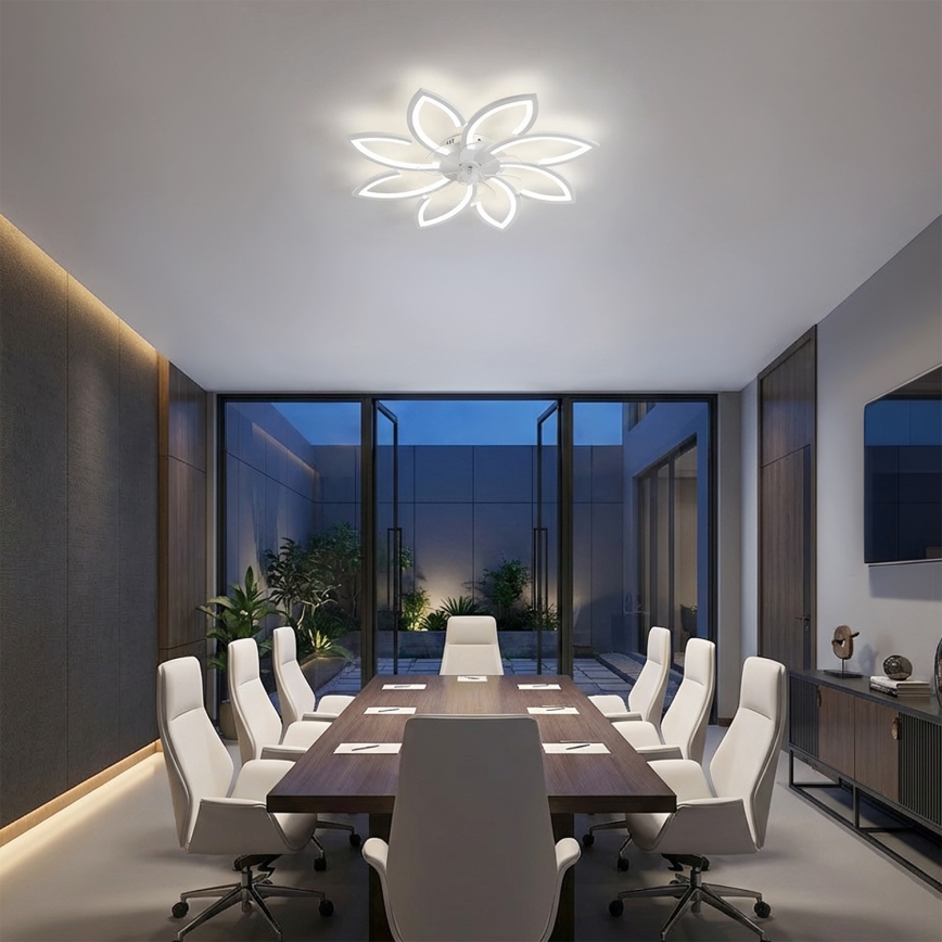 Brilagi - Ventilatore da soffitto dimmerabile a LED LED/43W/230V 3000-6500K Ø 90 cm bianco + telecomando