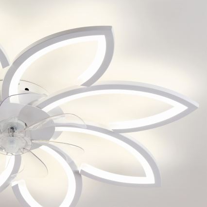 Brilagi - Ventilatore da soffitto dimmerabile a LED LED/43W/230V 3000-6500K Ø 90 cm bianco + telecomando