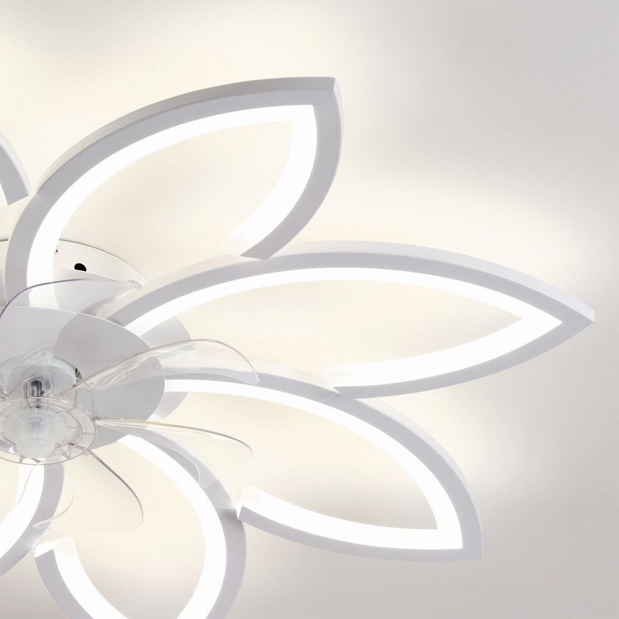 Brilagi - Ventilatore da soffitto dimmerabile a LED LED/43W/230V 3000-6500K Ø 90 cm bianco + telecomando