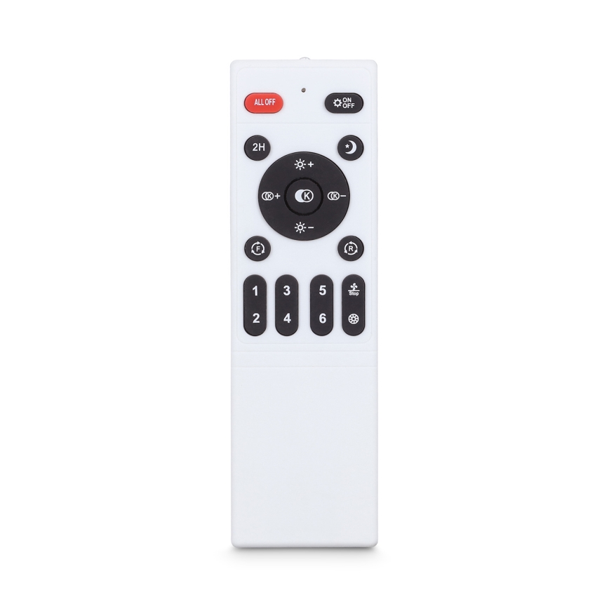 Brilagi - Ventilatore da soffitto dimmerabile con LED/62W/230V 3000-6500K Ø 50 cm nero + telecomando