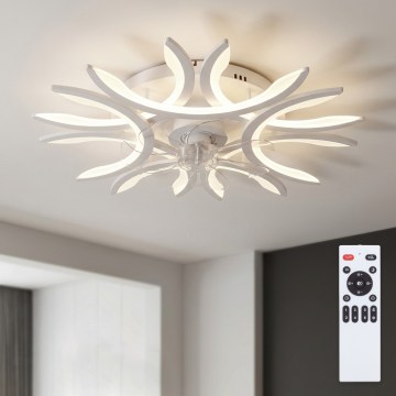 Brilagi - Ventilatore da soffitto dimmerabile LED/70W/230V 3000-6500K Ø 76 cm bianco + telecomando