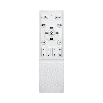 Brilagi - Ventilatore da soffitto dimmerabile a LED/32W/230V 3000-6500K Ø 95 cm nero + telecomando