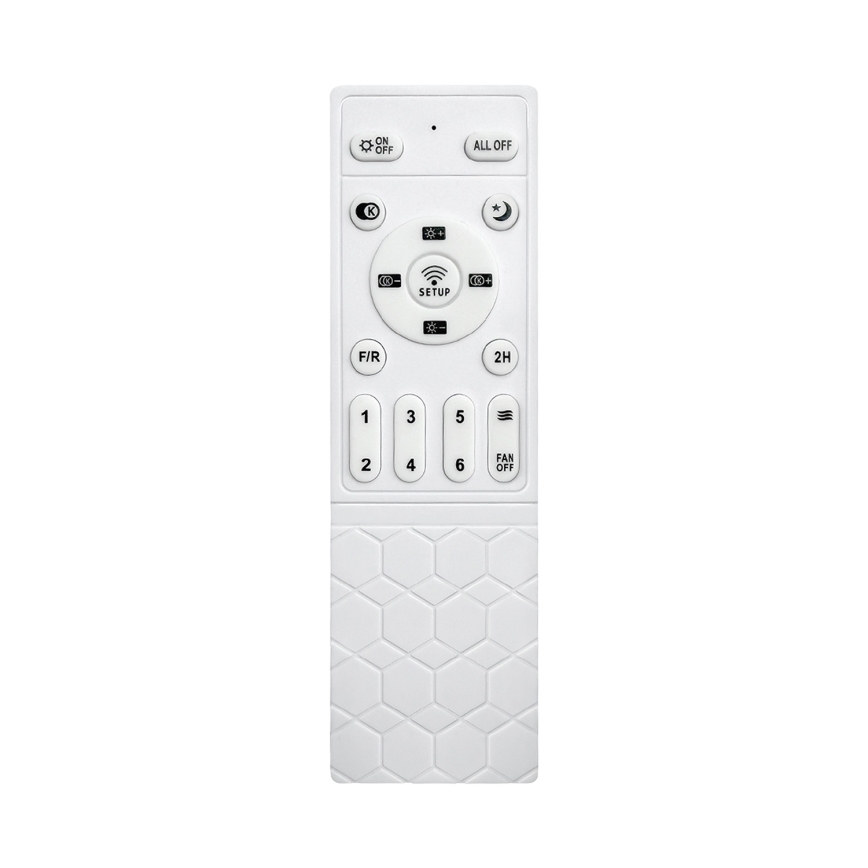 Brilagi - Ventilatore da soffitto dimmerabile a LED/32W/230V 3000-6500K Ø 95 cm nero + telecomando