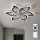 Brilagi - Ventilatore da soffitto LED dimmerabile, 34W, 230V, 3000-6500K, diametro 83 cm, nero, con telecomando