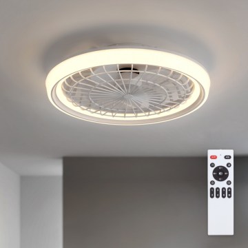 Brilagi - Ventilatore da soffitto LED dimmerabile 40W/230V 3000-6500K Ø 48 cm bianco + telecomando