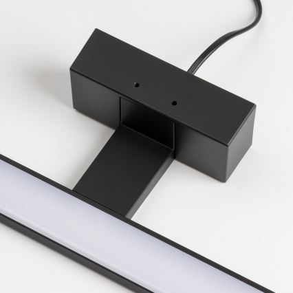 Brilagi - VESTRA Specchio da bagno con luce LED 3 in 1, 12 W, 230 V, 60 cm, IP44, nero