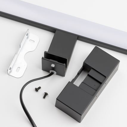 Brilagi - VESTRA Specchio da bagno con luce LED 3 in 1, 12 W, 230 V, 60 cm, IP44, nero