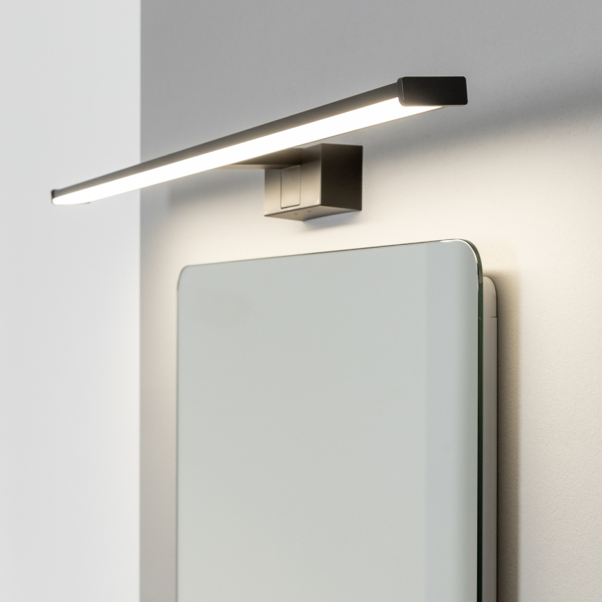Brilagi - VESTRA Lampada a LED 3 in 1 per specchio da bagno, 15 W, 230 V, 80 cm, IP44, nera
