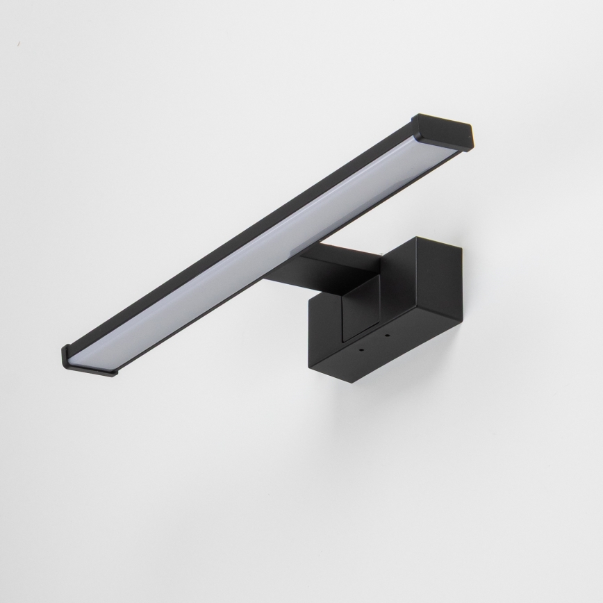Brilagi - Specchio da bagno con luce LED 3 in 1 VESTRA, 8 W/230 V, 40 cm, IP44, nero