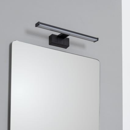 Brilagi - Specchio da bagno con luce LED 3 in 1 VESTRA, 8 W/230 V, 40 cm, IP44, nero