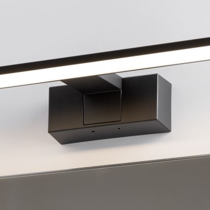 Brilagi - Specchio da bagno con luce LED 3 in 1 VESTRA, 8 W/230 V, 40 cm, IP44, nero