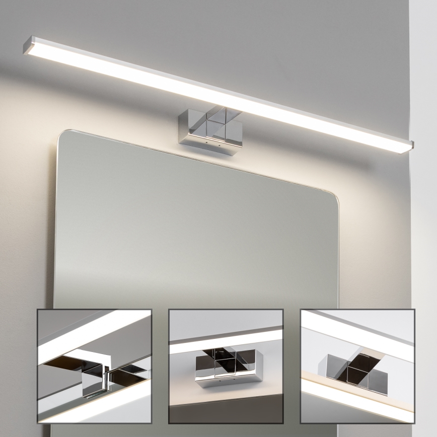 Brilagi - VESTRA Specchio da bagno LED 3 in 1 LED/15W/230V 80 cm IP44 Cromo lucido