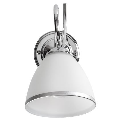 Brilagi - Vetro di ricambio per lampada da parete e lampadario FRED E27 Ø 13,5 cm crema/cromo lucido