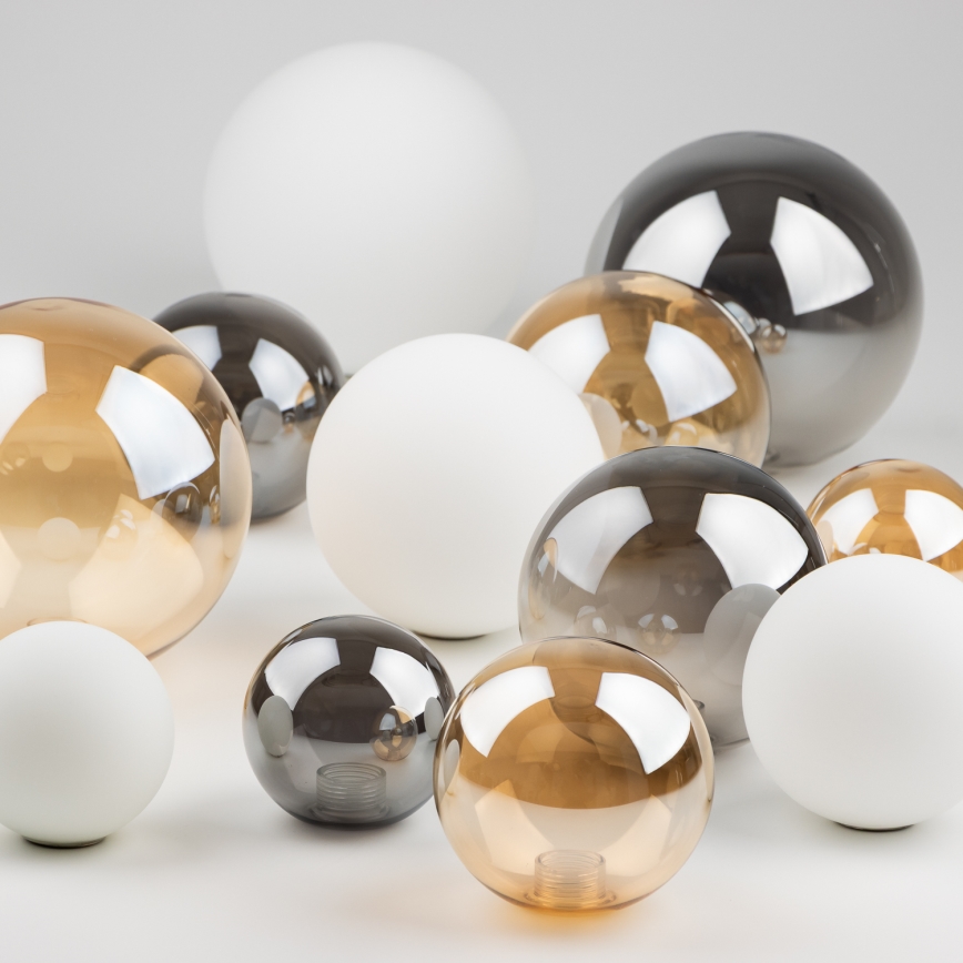 Brilagi - Vetro di ricambio per lampadario, applique e lampada MISTEL, MILLA diametro 10 cm oro