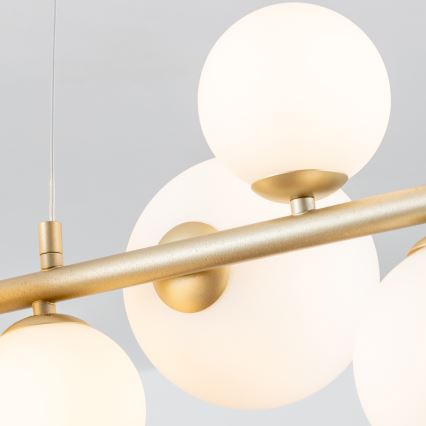 Brilagi - Vetro di ricambio per lampadario, applique e lampada MISTEL, MILLA diametro 15 cm bianco