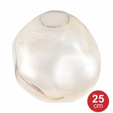 Brilagi - Vetro di ricambio per lampadario, applique e plafoniera VULCANO E27 Ø 25 cm, fumé beige