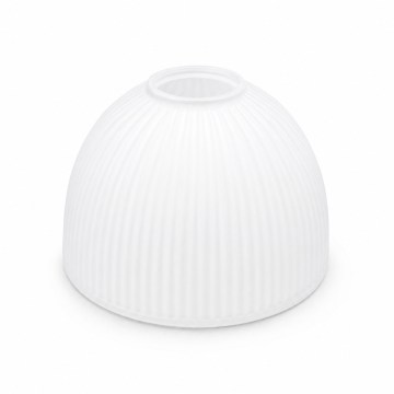 Brilagi - Vetro di ricambio per lampadario e applique ANTICO MODERN E27 Ø 14,5 cm bianco