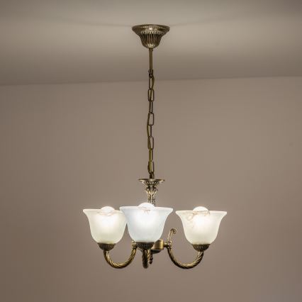 BRILAGI - Vetro di ricambio per lampadario e applique CLASSIC E14, Ø 11 cm, bianco