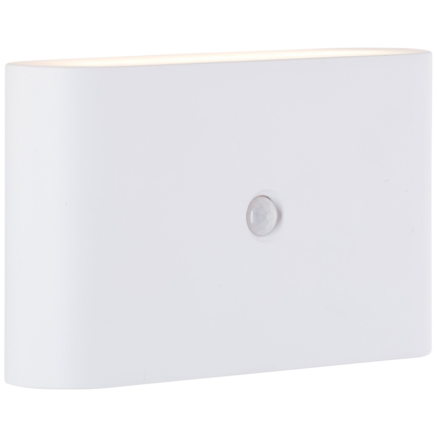 Brillante - LED Applique ricaricabili per esterni con sensore XINO LED/3W/5V 3600 mAh IP44 bianco