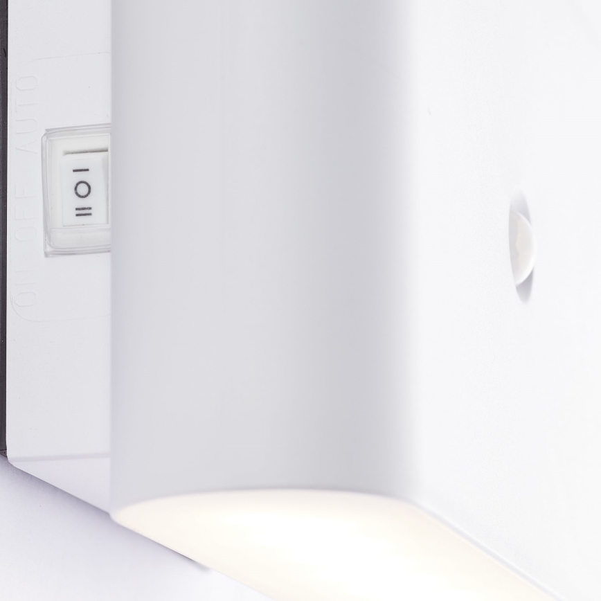 Brillante - LED Applique ricaricabili per esterni con sensore XINO LED/3W/5V 3600 mAh IP44 bianco