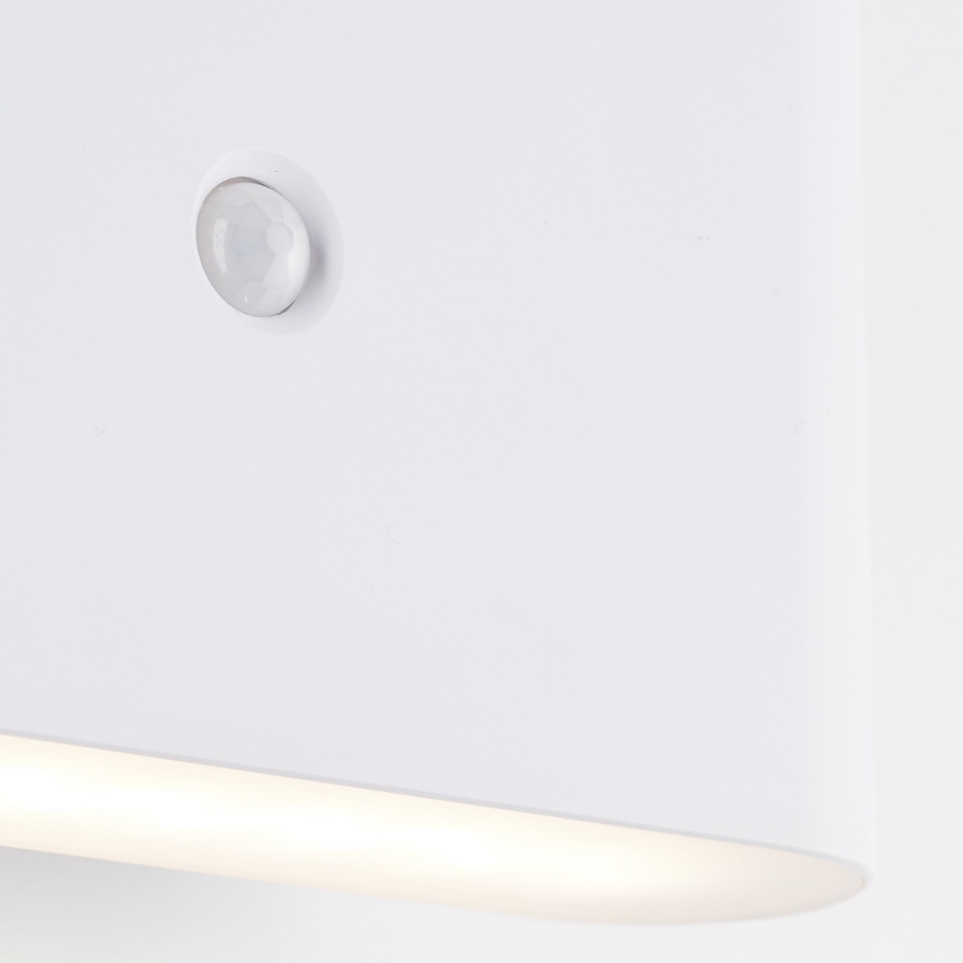 Brillante - LED Applique ricaricabili per esterni con sensore XINO LED/3W/5V 3600 mAh IP44 bianco