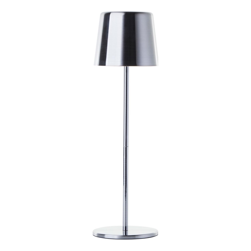Brillante - Lampada LED dimmerabile touch per esterni XAANA LED/4W/5V 3000/4000/6500K 2600 mAh IP44 cromo lucido