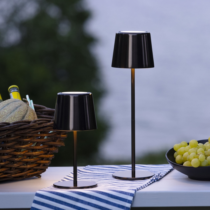 Brillante - Lampada LED touch dimmerabile per esterni XAANA LED/4W/5V 3000/4000/6500K IP44 nero