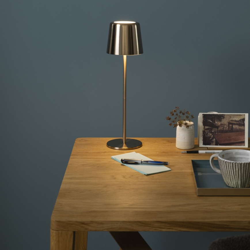 Brillante - Lampada LED touch dimmerabile per esterni XAANA LED/4W/5V 3000/4000/6500K IP44 oro
