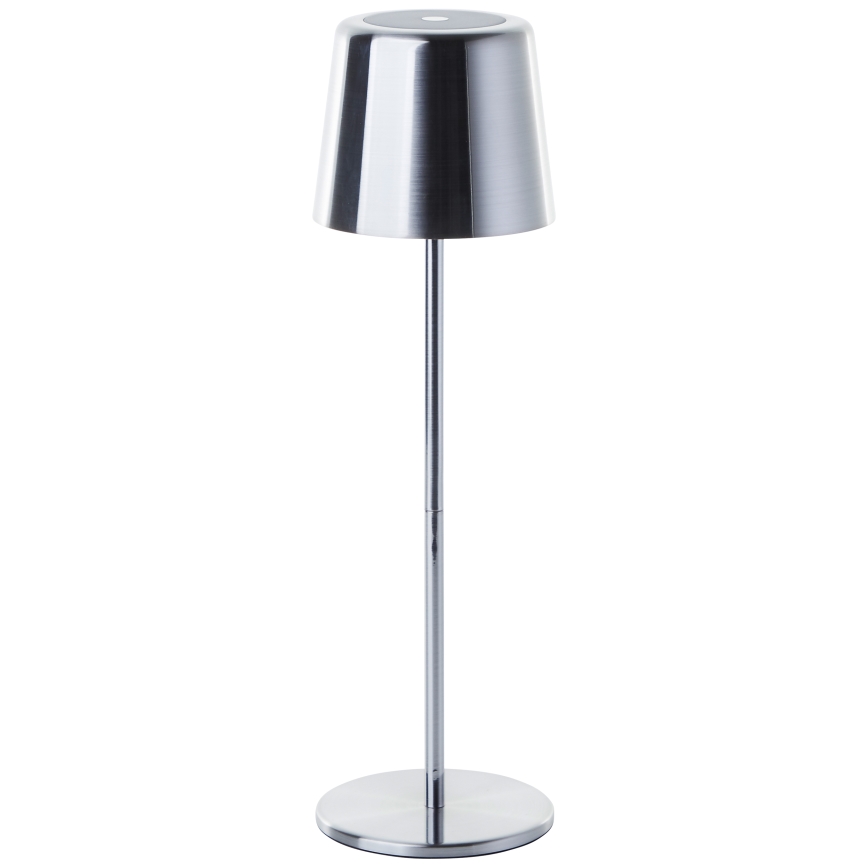 Brillante - Lampada LED dimmerabile touch per esterni XAANA LED/4W/5V 3000/4000/6500K 2600 mAh IP44 cromo lucido