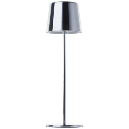 Brillante - Lampada LED dimmerabile touch per esterni XAANA LED/4W/5V 3000/4000/6500K 2600 mAh IP44 cromo lucido