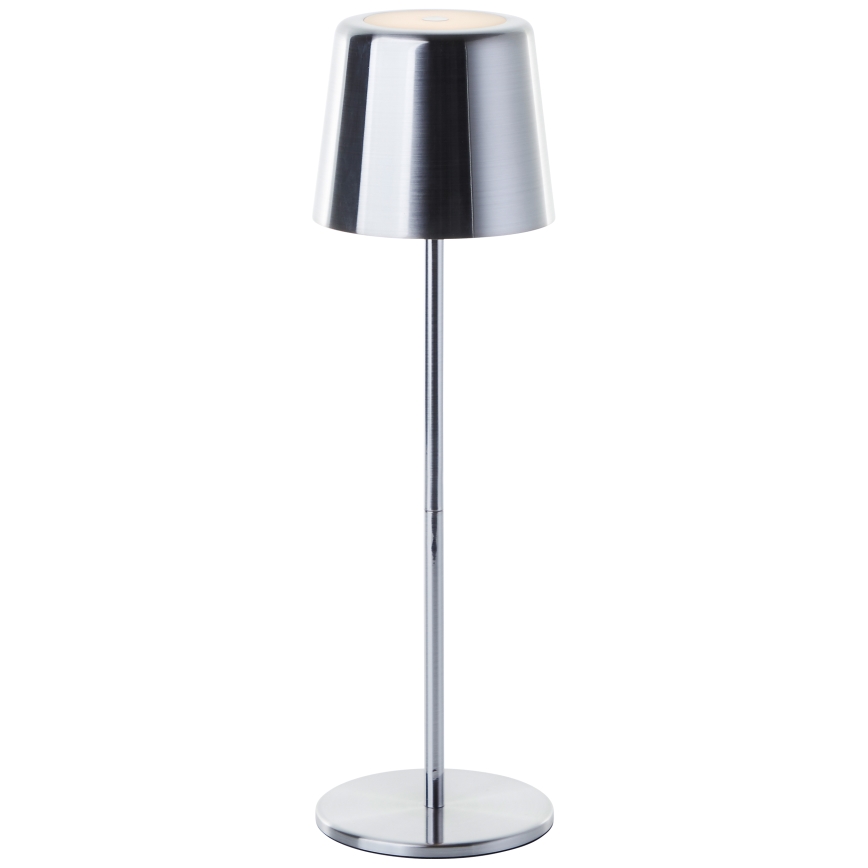 Brillante - Lampada LED dimmerabile touch per esterni XAANA LED/4W/5V 3000/4000/6500K 2600 mAh IP44 cromo lucido