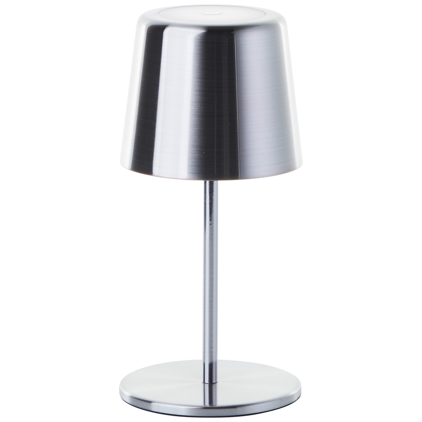 Brillante - Lampada LED dimmerabile touch per esterni XAANA LED/4W/5V 3000/4000/6500K 2600 mAh IP44 cromo lucido