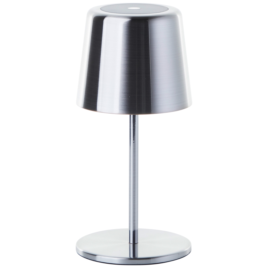 Brillante - Lampada LED dimmerabile touch per esterni XAANA LED/4W/5V 3000/4000/6500K 2600 mAh IP44 cromo lucido