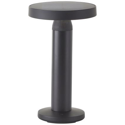 Brillante - LED Lampada solare touch dimmerabile MAGUA LED/2W/3,7V 2000 mAh IP44 nero