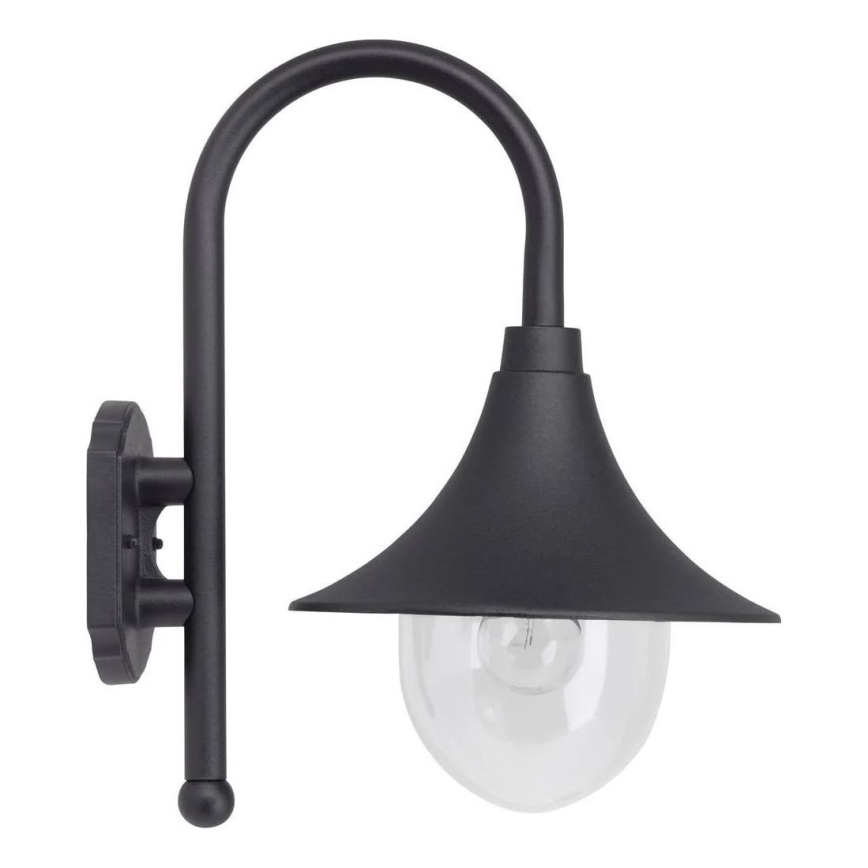 Brilliant - Applique da esterno BERNA 1xE27/60W/230V IP44 nero