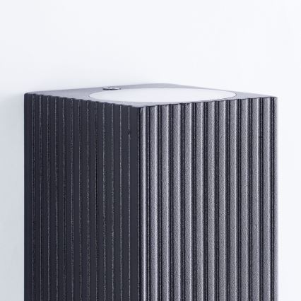 Brilliant - Applique da esterno JELANI 2xGU10/10W/230V IP44 nero