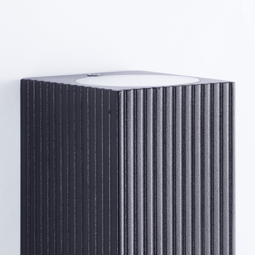 Brilliant - Applique da esterno JELANI 2xGU10/10W/230V IP44 nero
